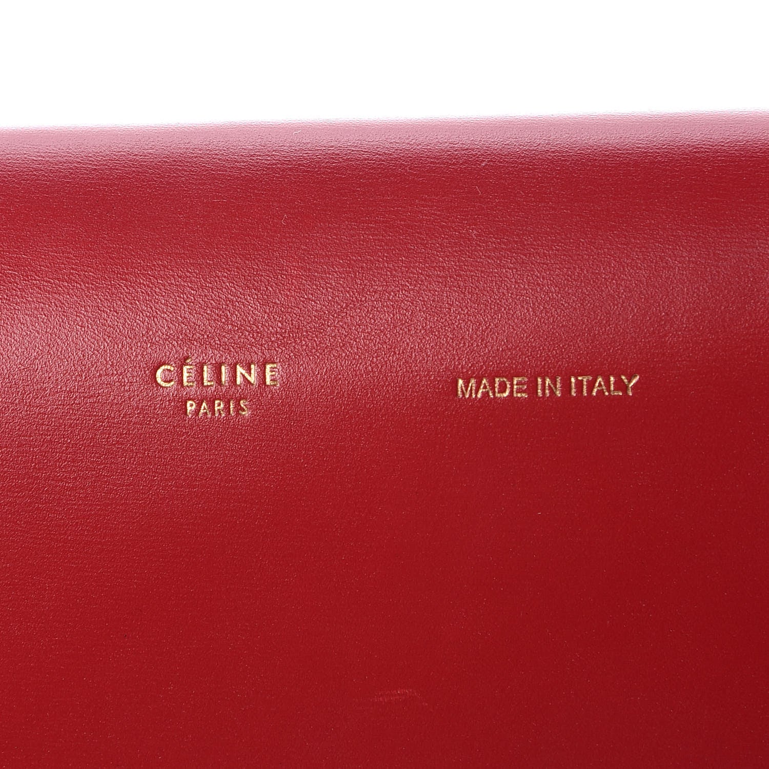 Celine Box Calfskin Multifunction Strap Wallet Coquelicot 6 of 10