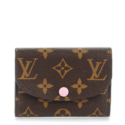 Louis Vuitton Monogram Rosalie Coin Purse Rose Ballerine 1 of 8