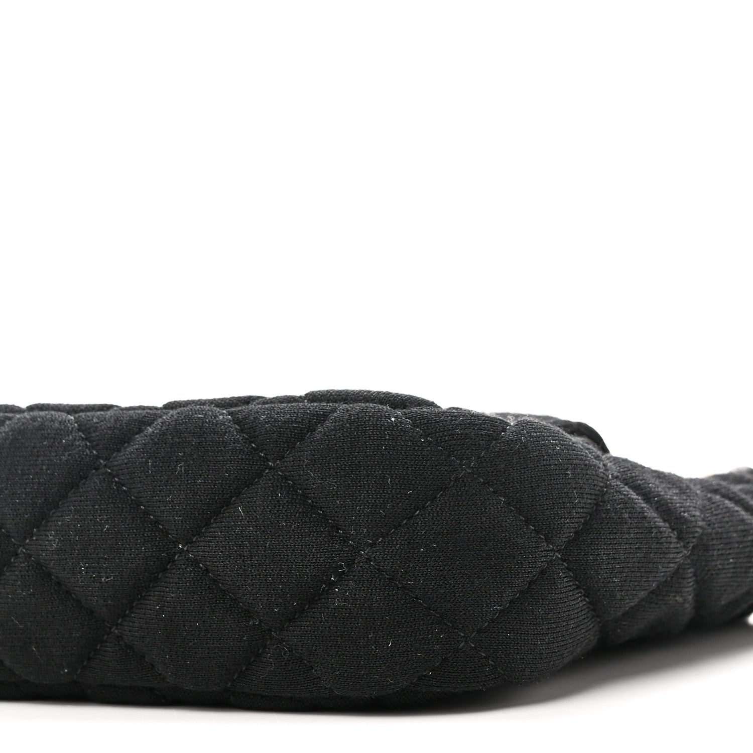 Chanel Jersey Quilted Small Wavy CC Hobo Black 10 of 11