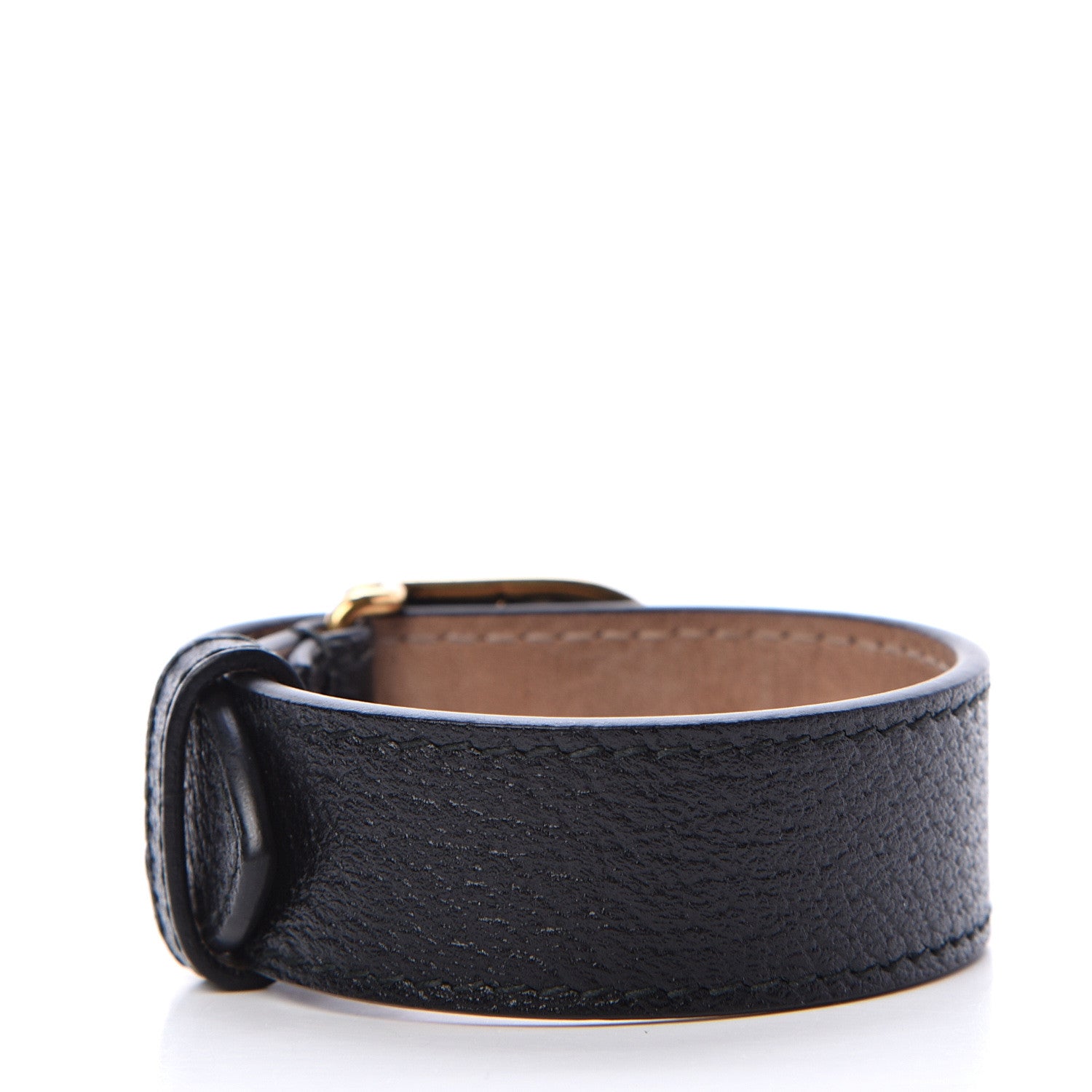 Gucci Calfskin Marmont Double G Bracelet Black 2 of 7