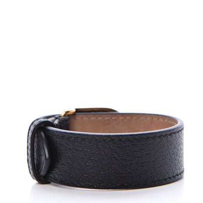 Gucci Calfskin Marmont Double G Bracelet Black 2 of 7