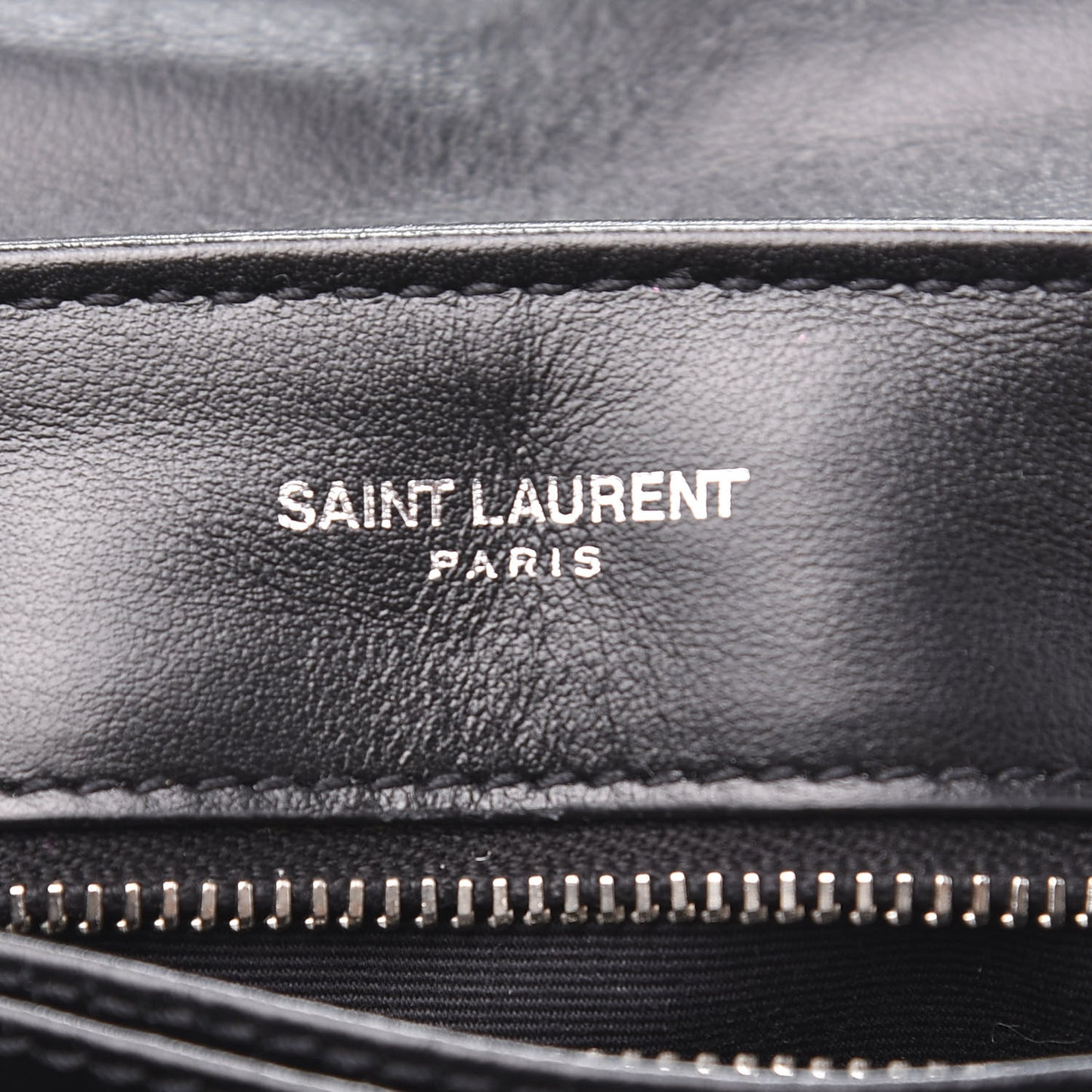 Calfskin Y Quilted Monogram Toy Loulou Crossbody Bag Black