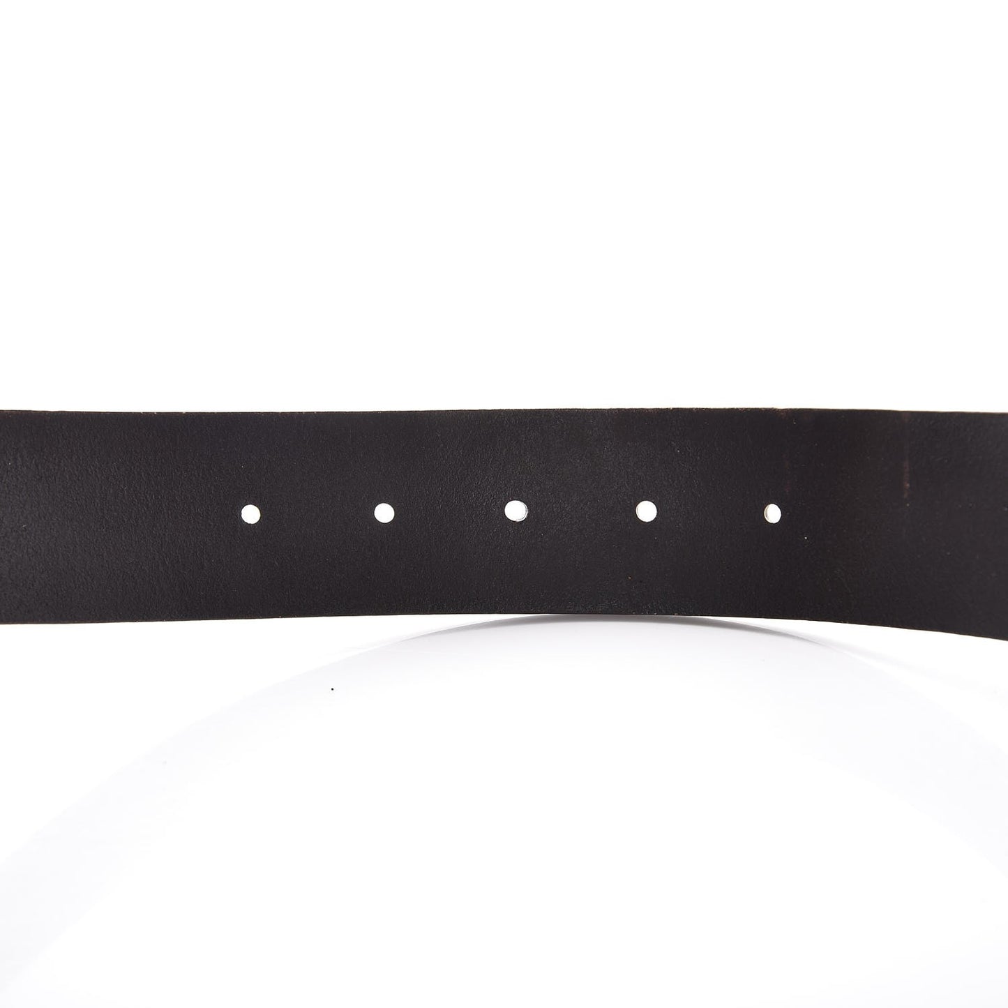 Calfskin Wood Interlocking G Belt 95 38 Brown
