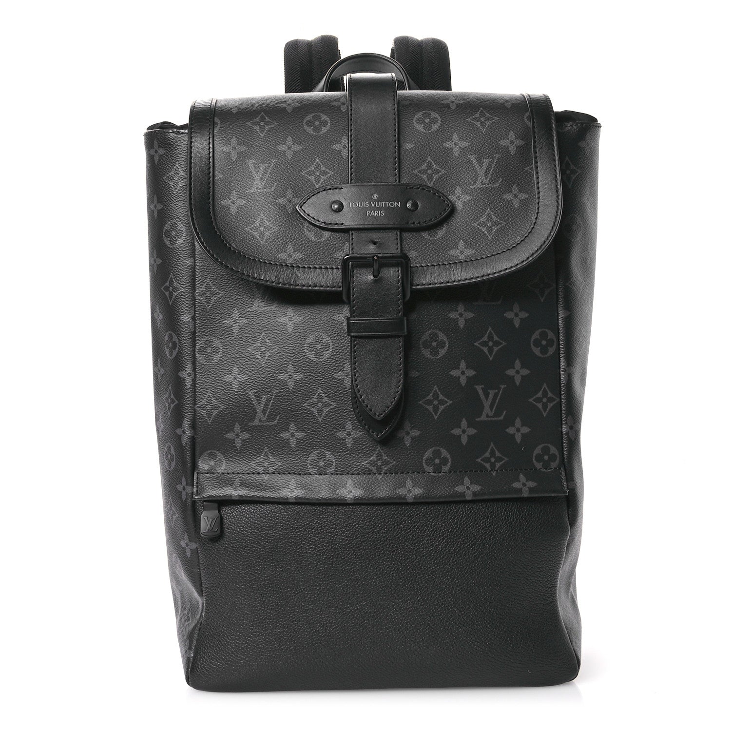 Louis Vuitton Monogram Eclipse Saumur Backpack 1 of 10