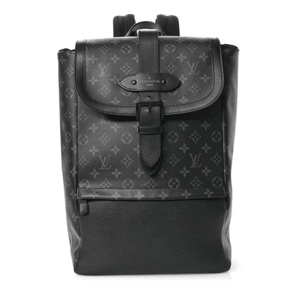 Louis Vuitton Monogram Eclipse Saumur Backpack 1 of 10