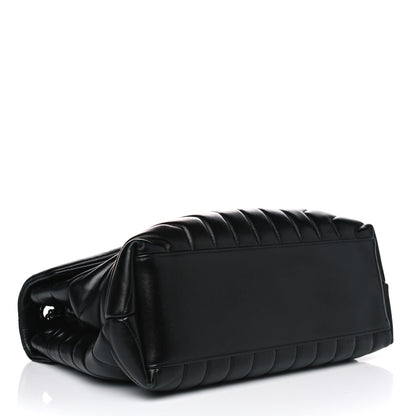 Saint Laurent Calfskin Y Quilted Monogram Medium Loulou Chain Satchel Black 3 of 10