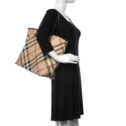 Burberry Nova Check Canterbury Tote Black 2 of 11