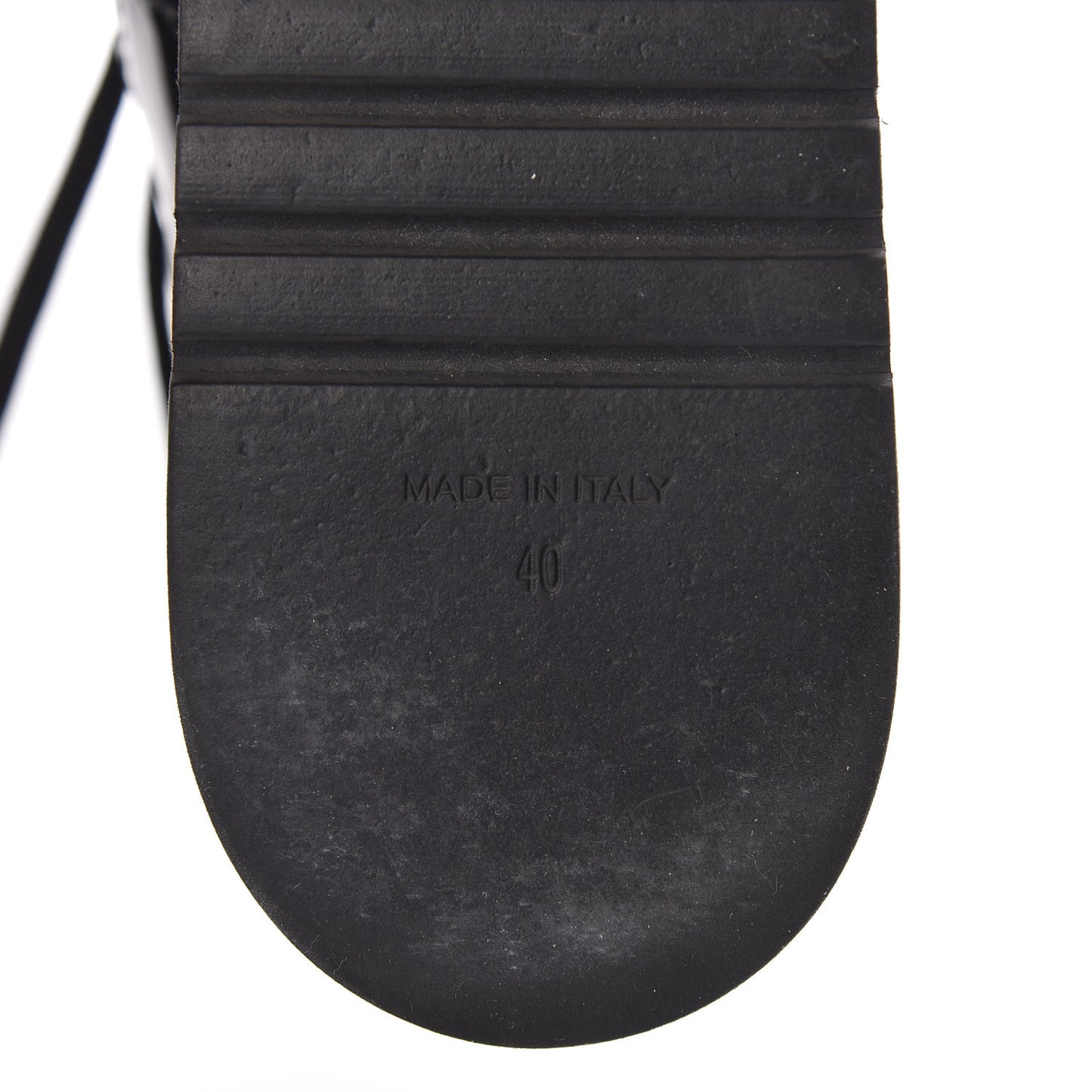 Calfskin Nylon Boots 40 Black