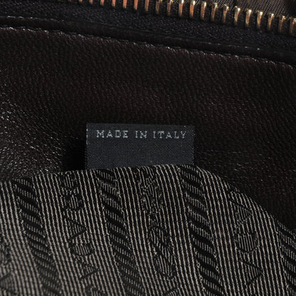 Prada Tessuto Nylon Gaufre Shopping Satchel Fumo 7 of 12