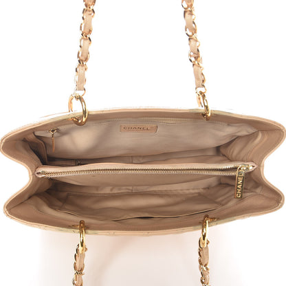 Chanel Caviar Quilted Grand Shopping Tote GST Beige Clair 12 of 19