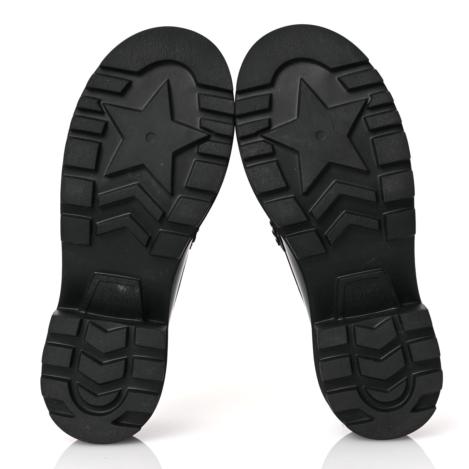 Christian Dior Brushed Calfskin Dior Code Lug Sole Platform 35mm Loafers 37 Black 7 of 11