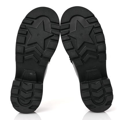 Christian Dior Brushed Calfskin Dior Code Lug Sole Platform 35mm Loafers 37 Black 7 of 11