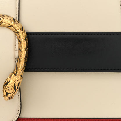 Gucci Calfskin Bamboo Web Medium Dionysus Top Handle Bag White Blue Hibiscus Red 16 of 16