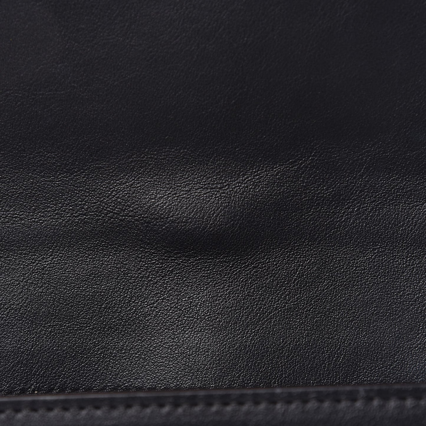 Calfskin Suede Medium Nile Bracelet Bag Black