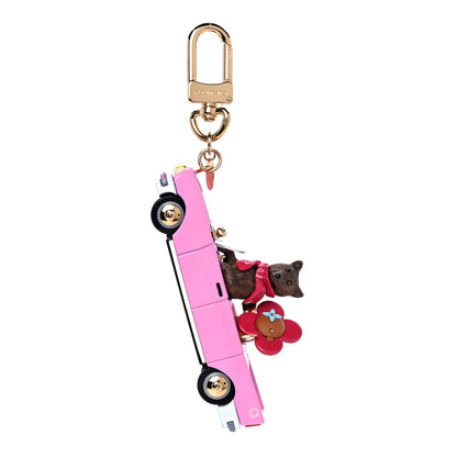 Louis Vuitton Resin Vivienne Bear Bijoux Christmas Drive Bag Charm Key Holder 2 of 6