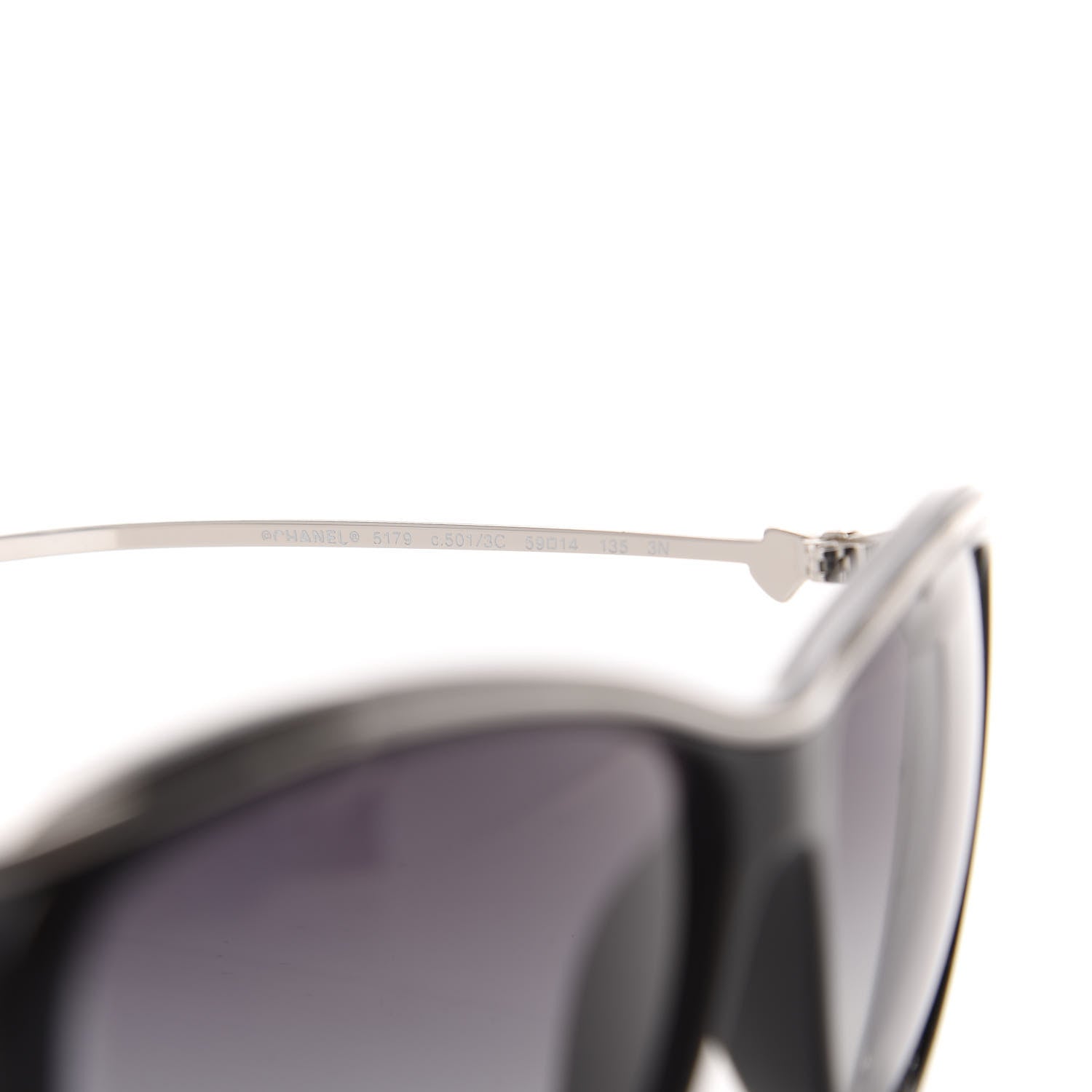 Chanel CC Bow Sunglasses 5179 Black 6 of 6