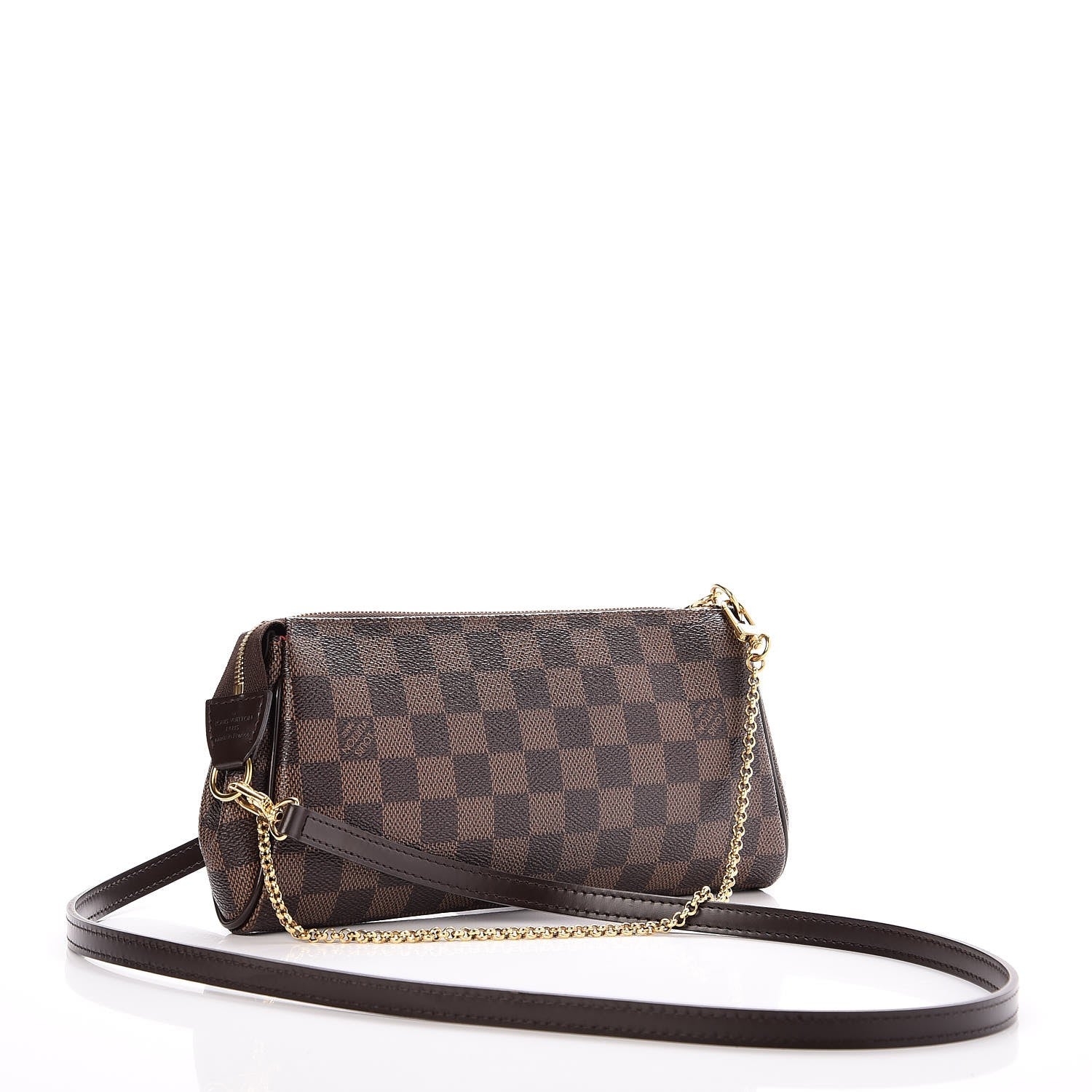 Louis Vuitton Damier Ebene Eva Clutch 3 of 7