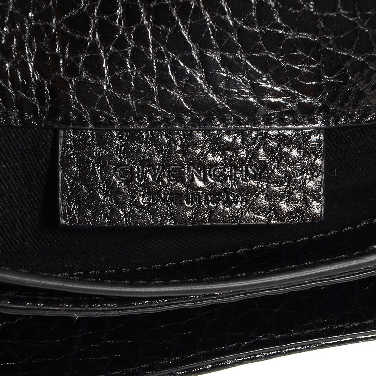 Givenchy Grained Calfskin Medium Antigona Envelope Clutch Black 6 of 8