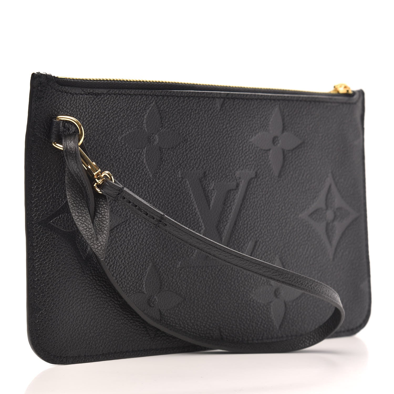 Louis Vuitton Empreinte Monogram Giant Neverfull MM Pochette Black 3 of 6