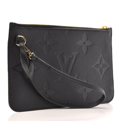 Louis Vuitton Empreinte Monogram Giant Neverfull MM Pochette Black 3 of 6
