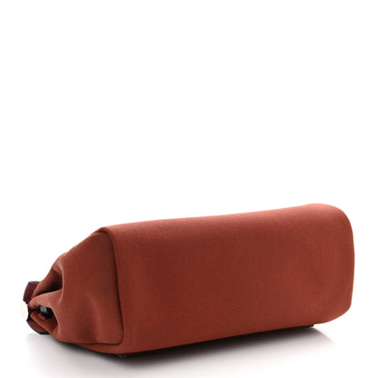 Hermes Military Toile Vache Hunter Tri-Color Herbag Zip Retourne 31 PM Rouge H Ebene Black 5 of 11