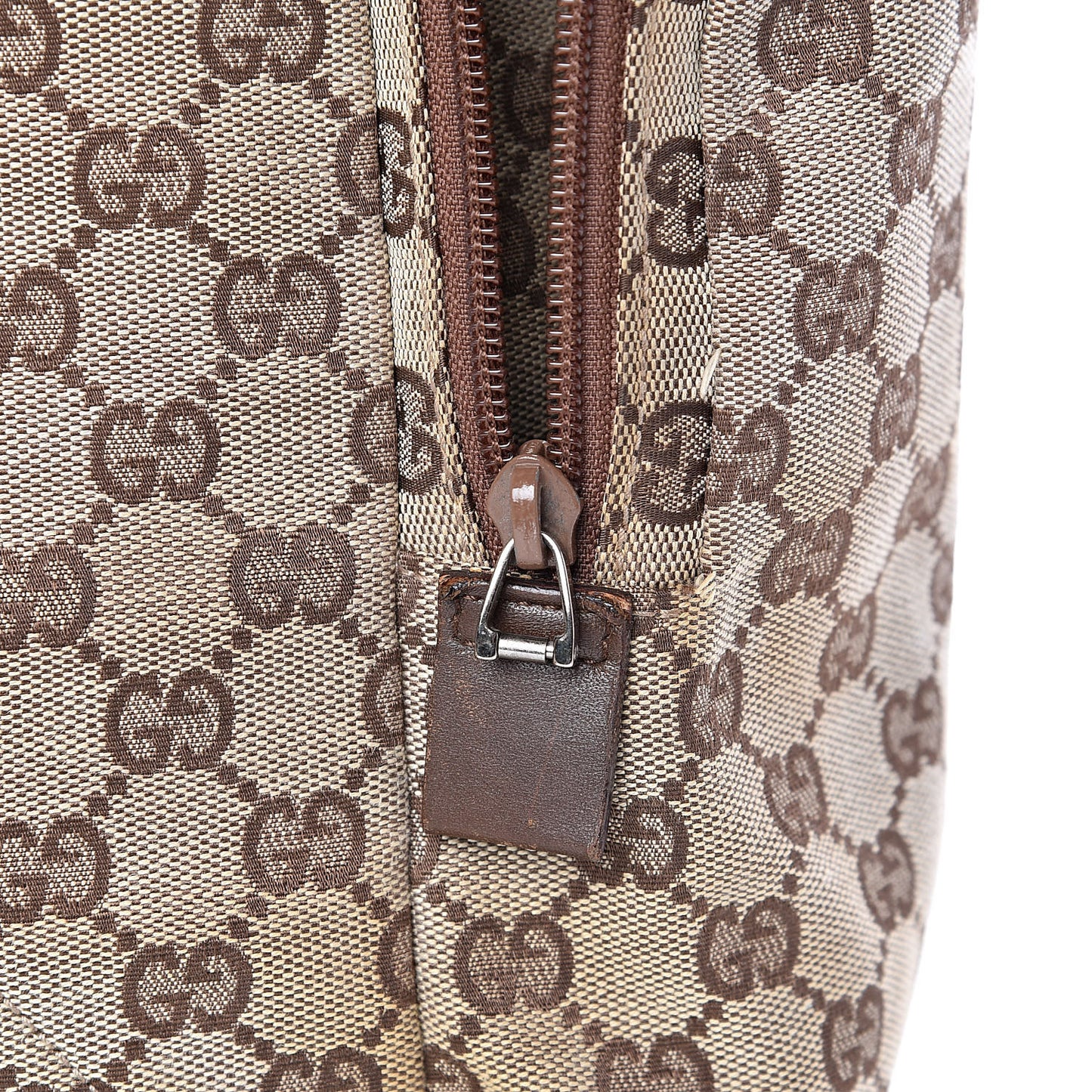 Monogram Backpack Diaper Bag Brown