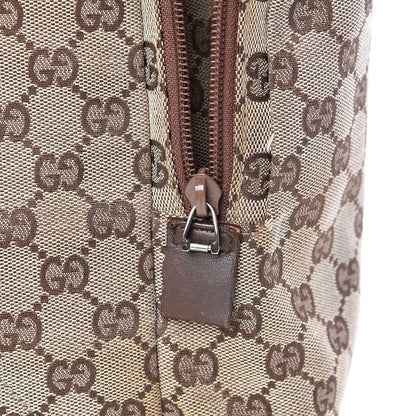 Gucci Monogram Backpack Diaper Bag Brown 13 of 22