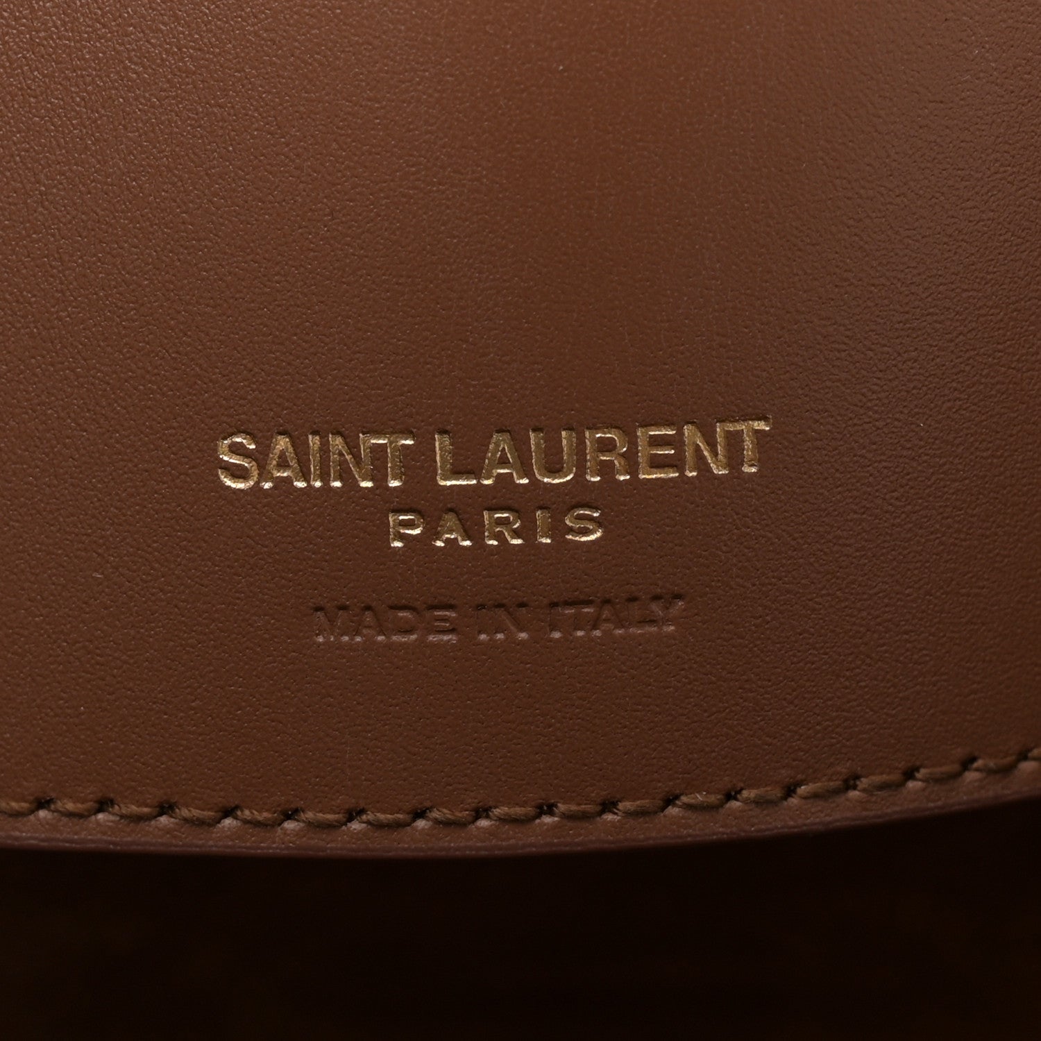 Saint Laurent Shiny Calfskin Le 37 Bucket Bag Fox 1676304