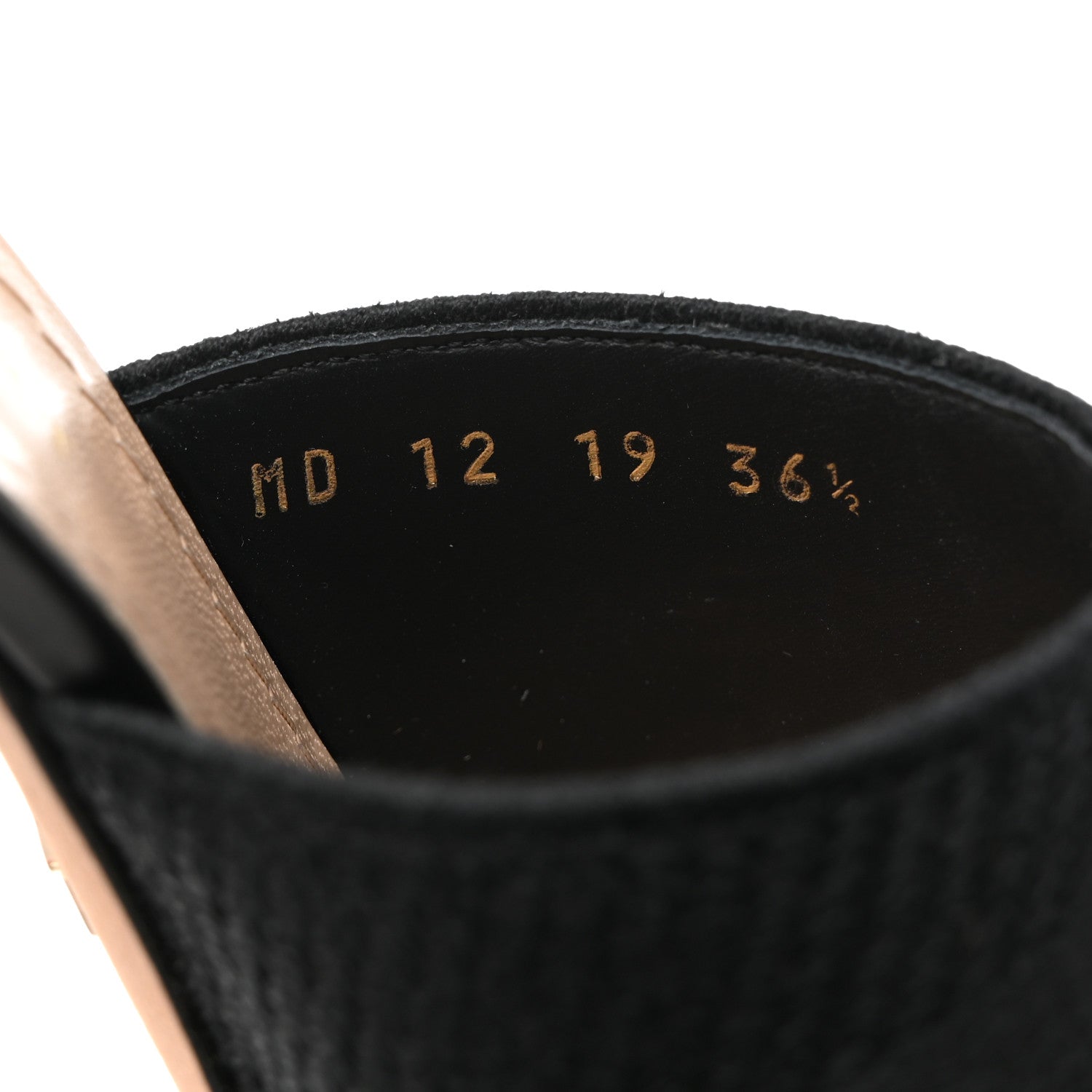 Christian Dior Cotton Embroidered Dway 85mm Slide Sandals 36.5 Black 7 of 9