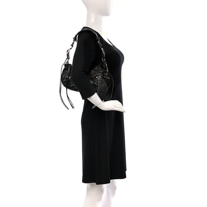 Balenciaga Agneau Arena Le Cagole Shoulder Bag XS Black 2 of 10
