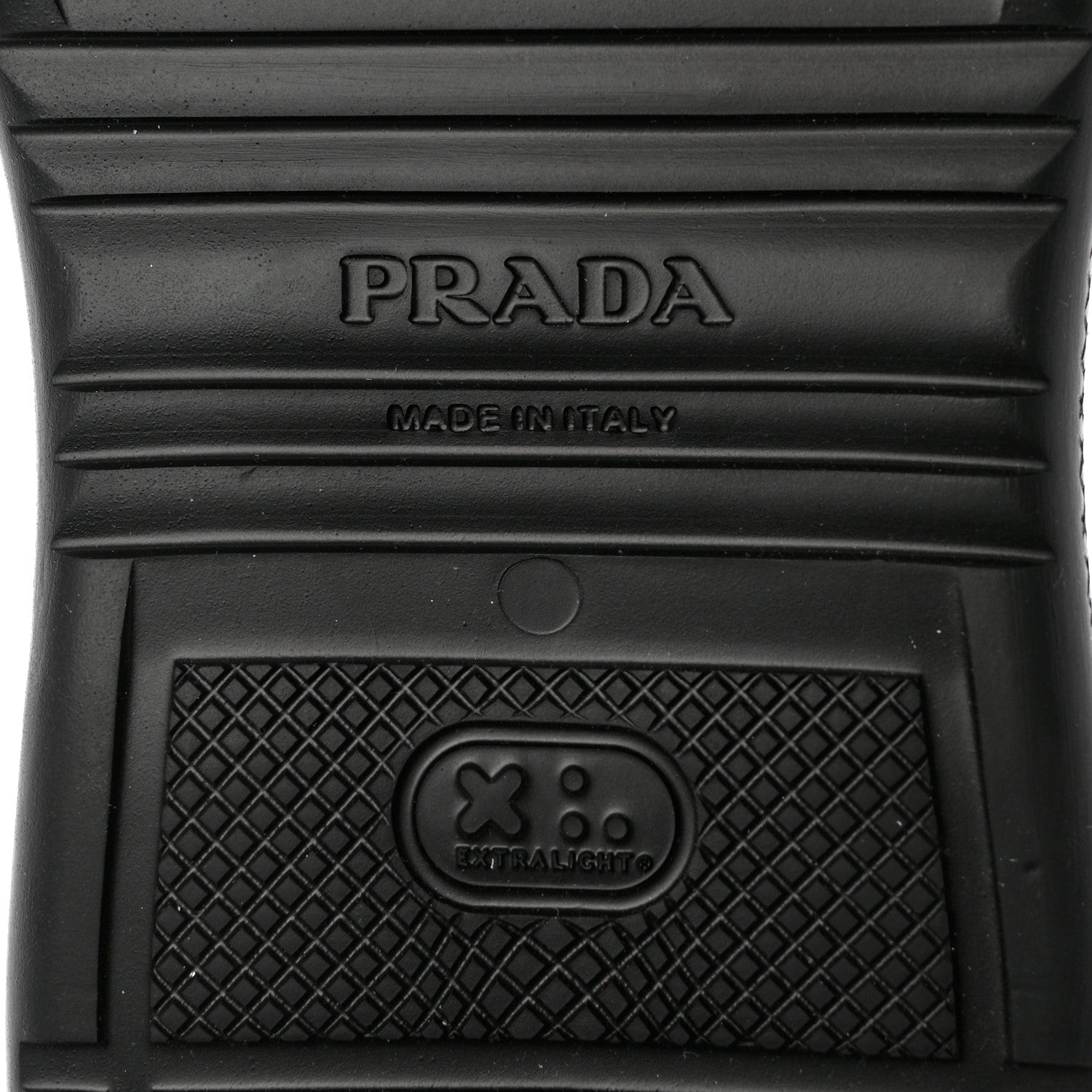 Prada Soft Mellow Rubber Triangle Logo Embossed Mens Mules 42 Black 7 of 10