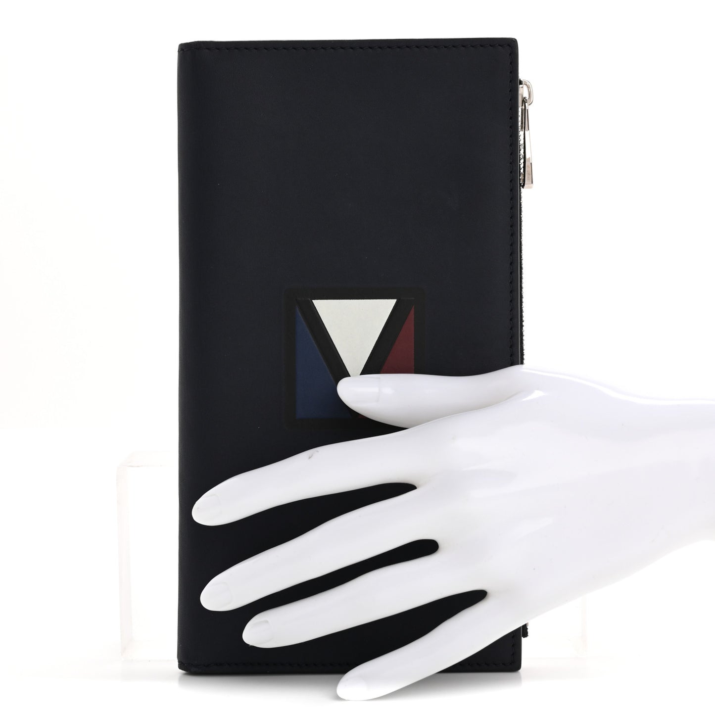 Smooth Calfskin America's Cup Organizer Wallet  Navy