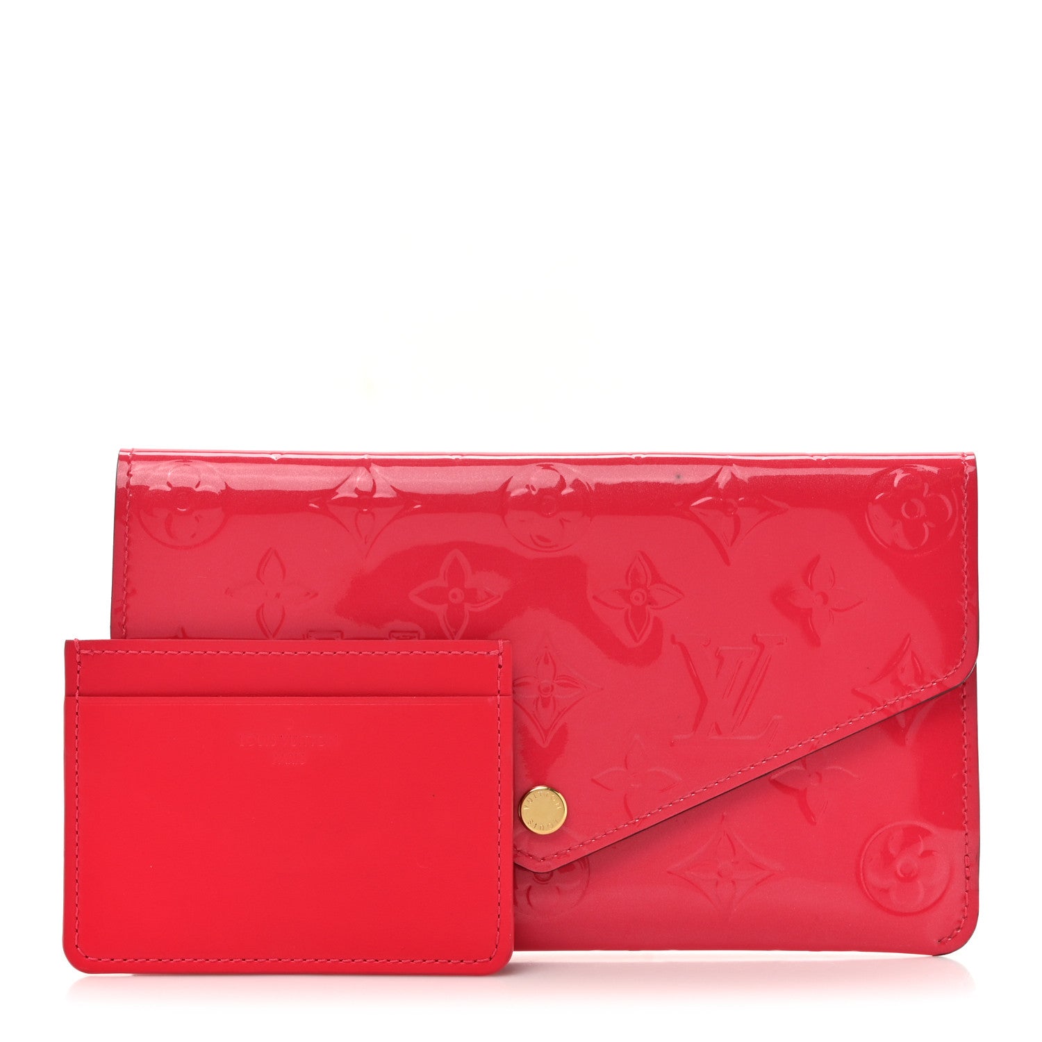 Louis Vuitton Vernis Jeanne Wallet Hot Pink 2 of 10