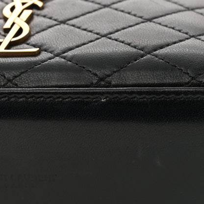 Saint Laurent Lambskin Quilted Mini Gaby Vanity Case Black 11 of 13