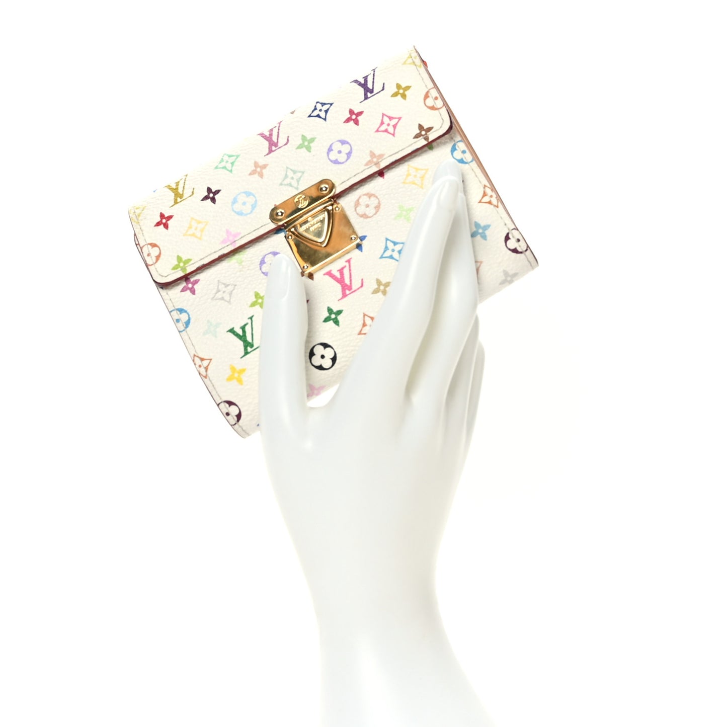 Monogram Multicolor Koala Wallet White