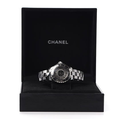 Chanel Titanium Ceramic 33mm J12 Chromatic Quartz Watch 6 of 6