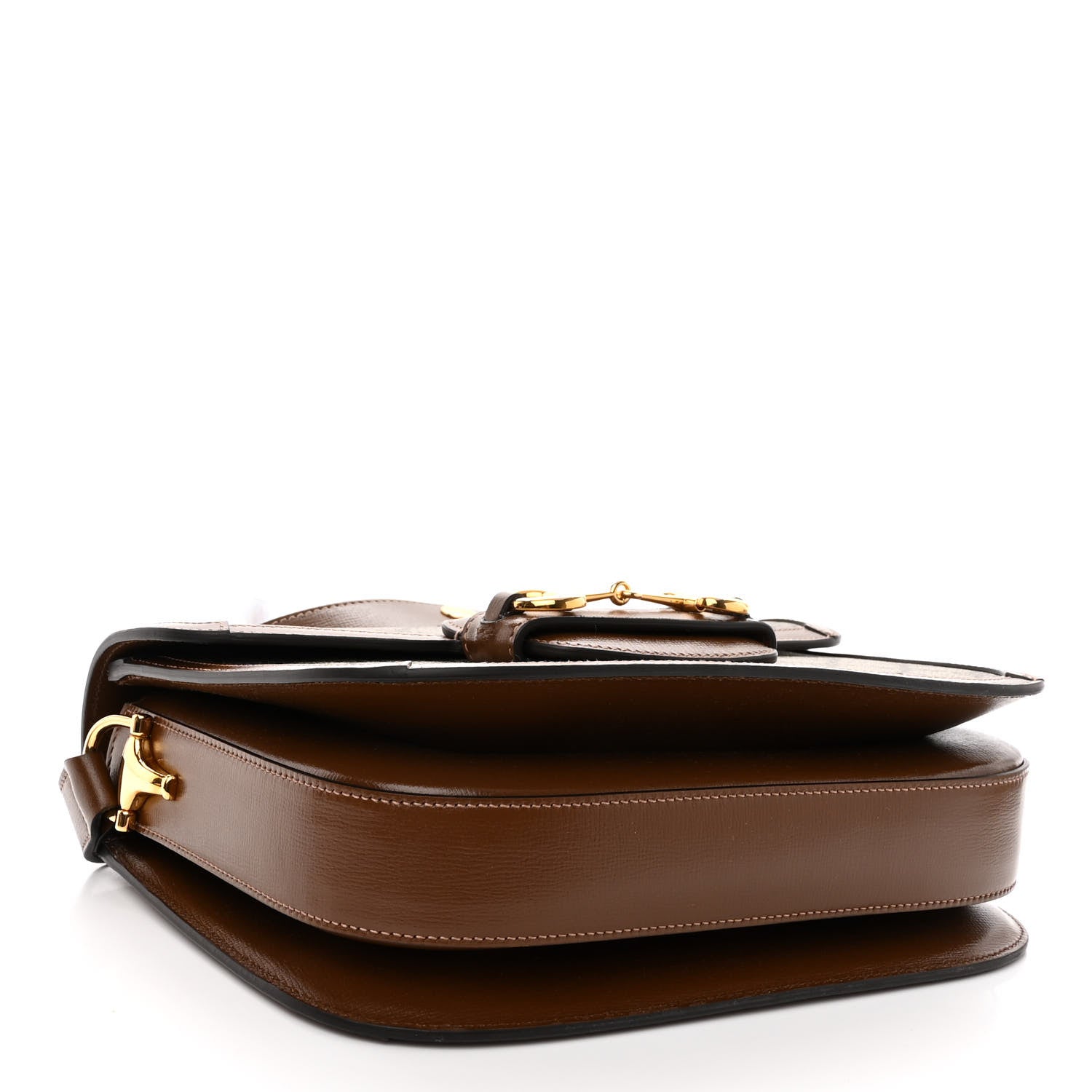 Gucci GG Supreme Monogram Horsebit 1955 Shoulder Bag Beige Brown Sugar 4 of 9