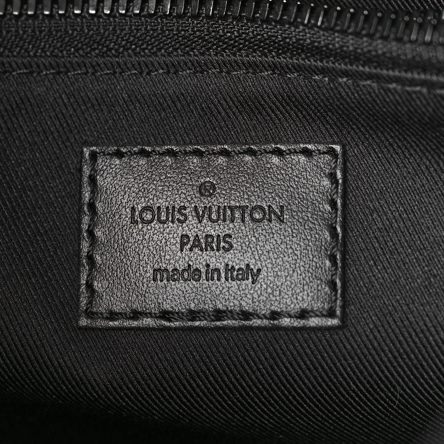 Louis Vuitton Monogram Eclipse Saumur Tote Black 5 of 7