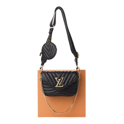 Louis Vuitton Calfskin New Wave Multi Pochette Black 12 of 12