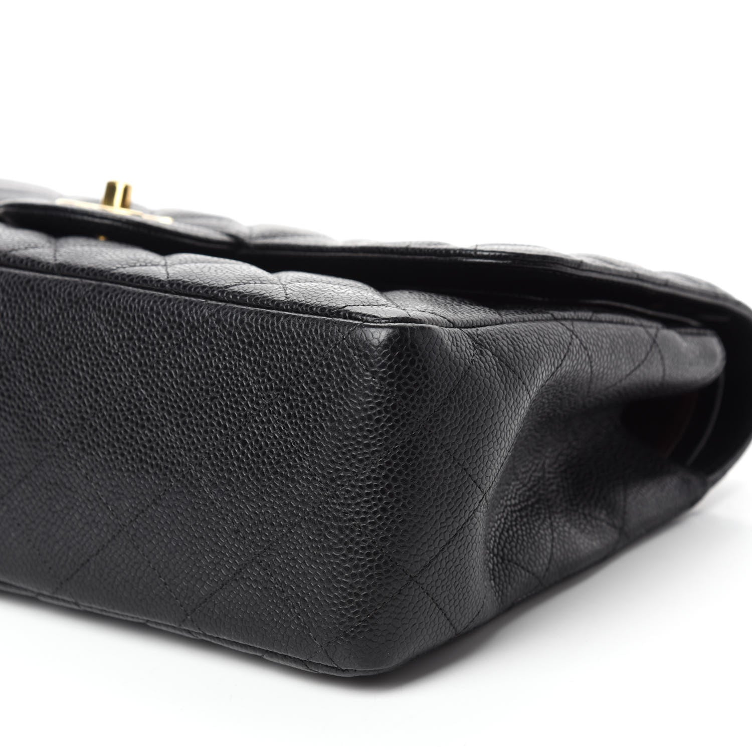 Chanel Caviar Quilted Jumbo Double Flap Black 8 of 12