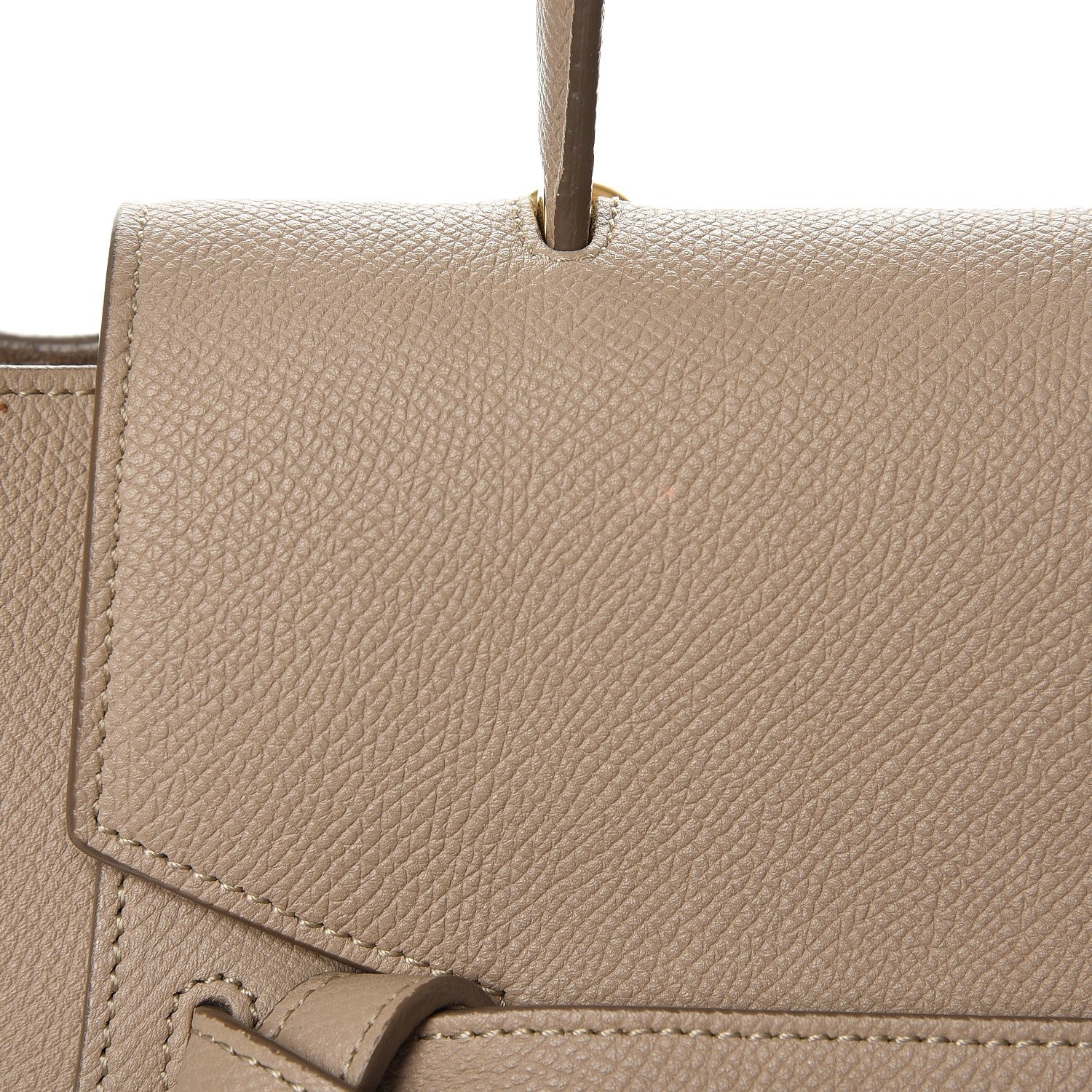 Celine Grained Calfskin Mini Belt Bag Light Taupe 8 of 15