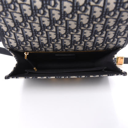 Christian Dior Oblique 30 Montaigne Flap Bag Blue 5 of 10