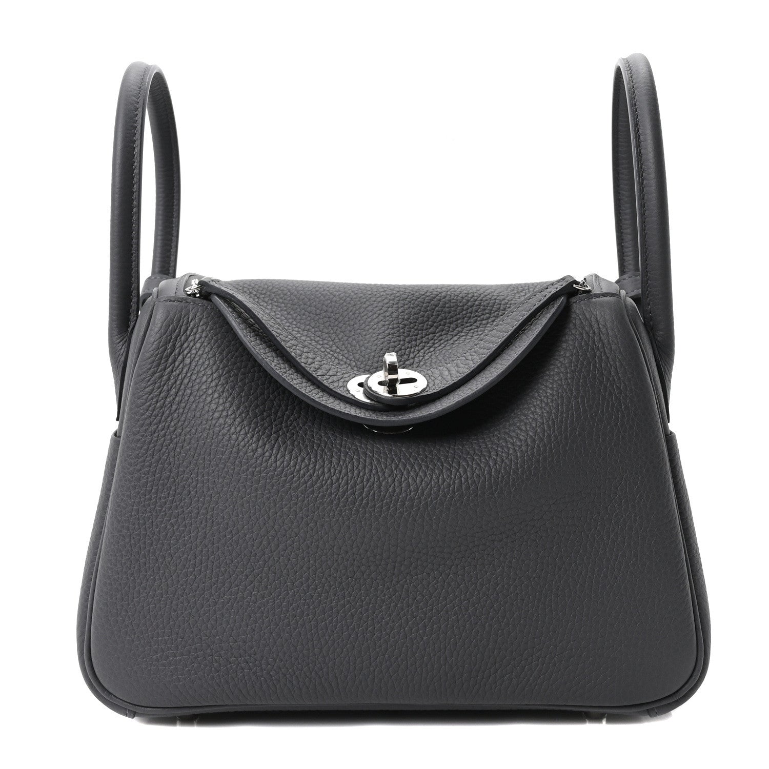 Hermes Taurillon Clemence Lindy 26 Ardoise 1 of 10