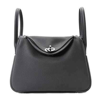 Hermes Taurillon Clemence Lindy 26 Ardoise 1 of 10
