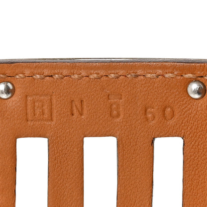 Hermes Shiny Alligator Kelly Dog Bracelet Geranium 5 of 5
