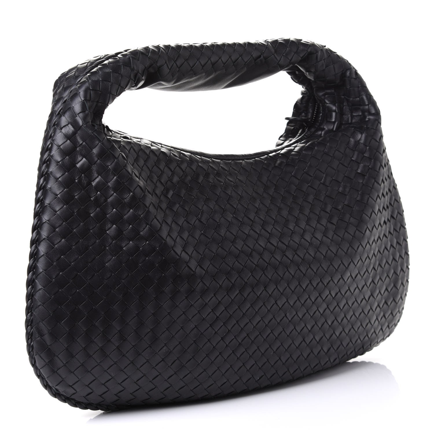 Bottega Veneta Nappa Intrecciato Large Veneta Hobo Black 2 of 4