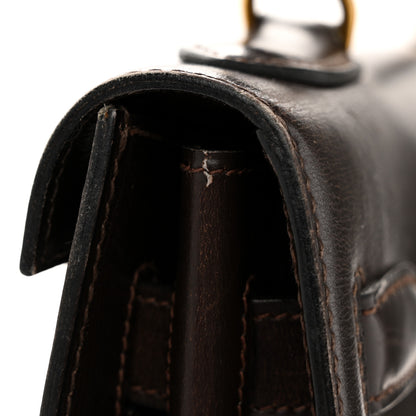 Hermes Box Kelly Sellier 32 Chocolate 13 of 17