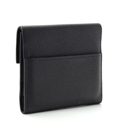 Hermes Epsom Clic Mini Card Holder Black 3 of 8