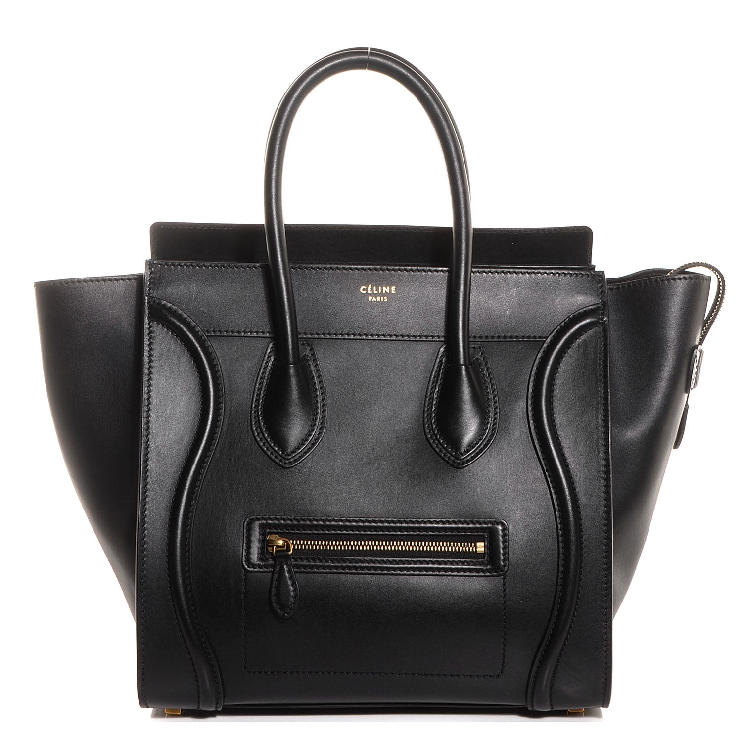 Celine Smooth Calfskin Mini Luggage Black 1 of 9