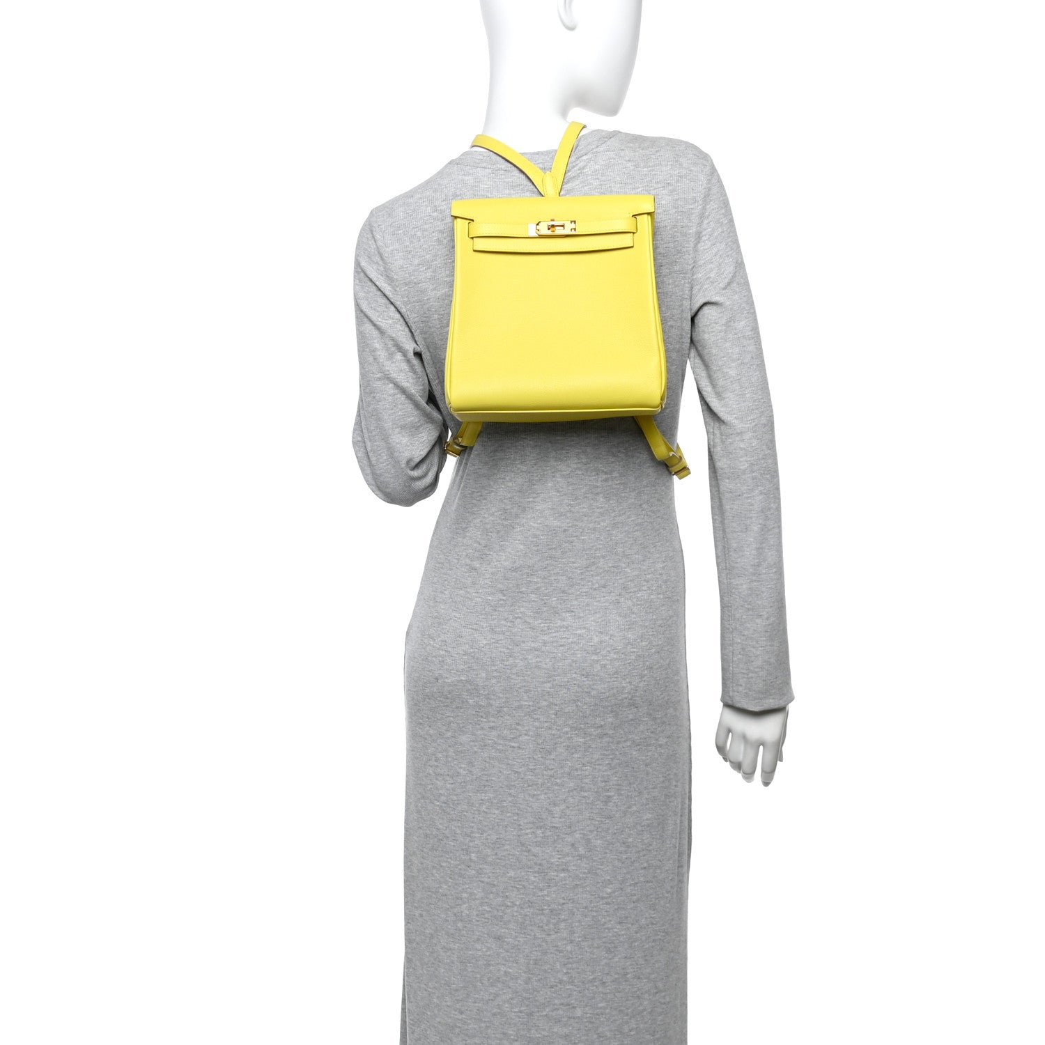 HERMES エールアド Hermes Evercolor Kelly Ado Backpack Lime 1774637 – FASHIONPHILE